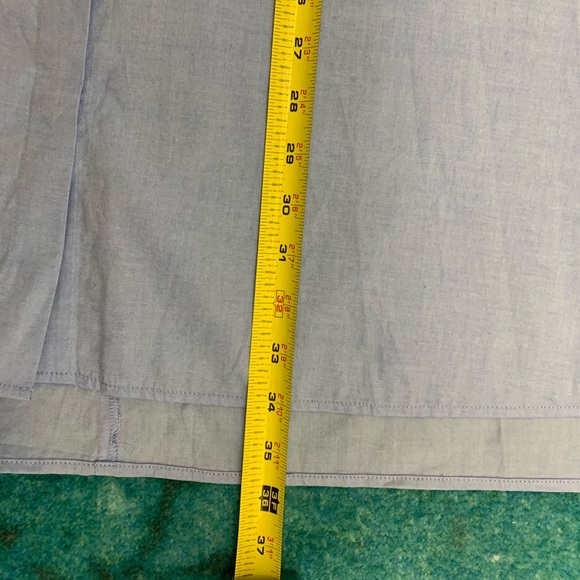 Rebecca Minkoff Miley Sleeveless Shirt Dress Blue - Picture 12 of 12